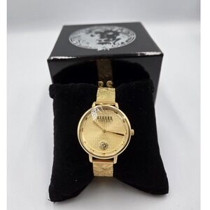 Versus Versace‎ Gold Watch for Women with Mesh Band, Lion Logo, VSP1S2821